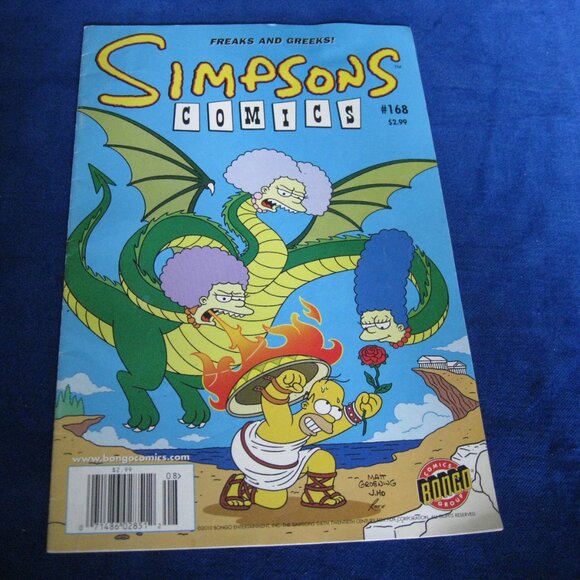 Simpsons Comic #168 2010 Bongo Ent - Picture 1 of 10